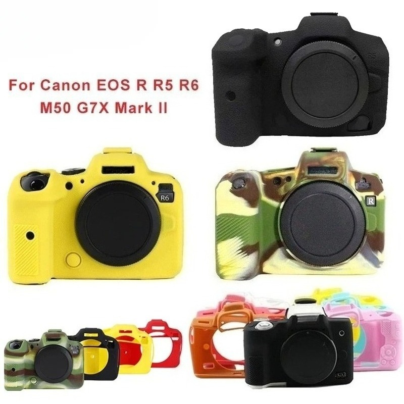 Silicone Cover Rubber Silicone - Canon Camera Eos M50 Mark Ii ulasan dan harga