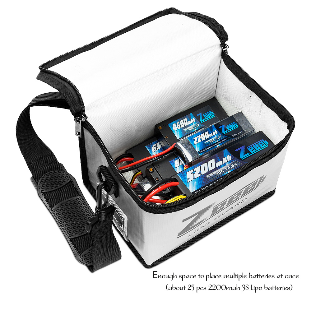Zeee Lipo Battery Safe Bag 215 - Fpv Drone Bag ulasan dan harga
