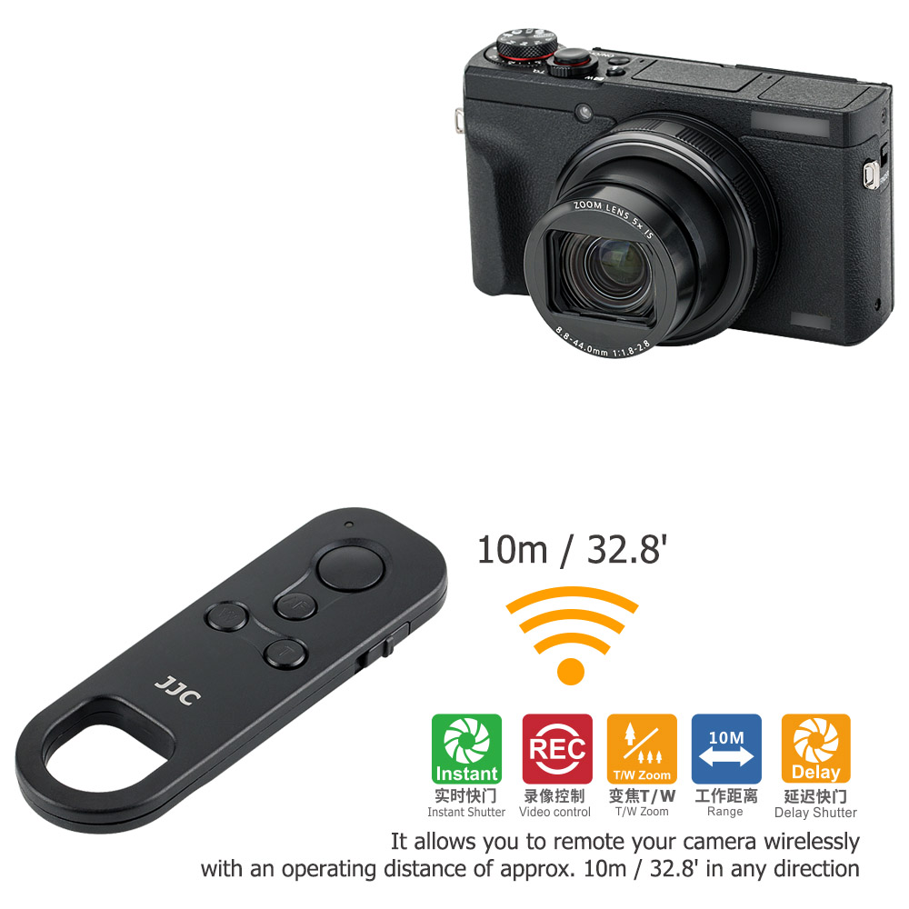 JJC BR-E1 Bluetooth Remote Con - Canon Camera Eos R50 ulasan dan harga