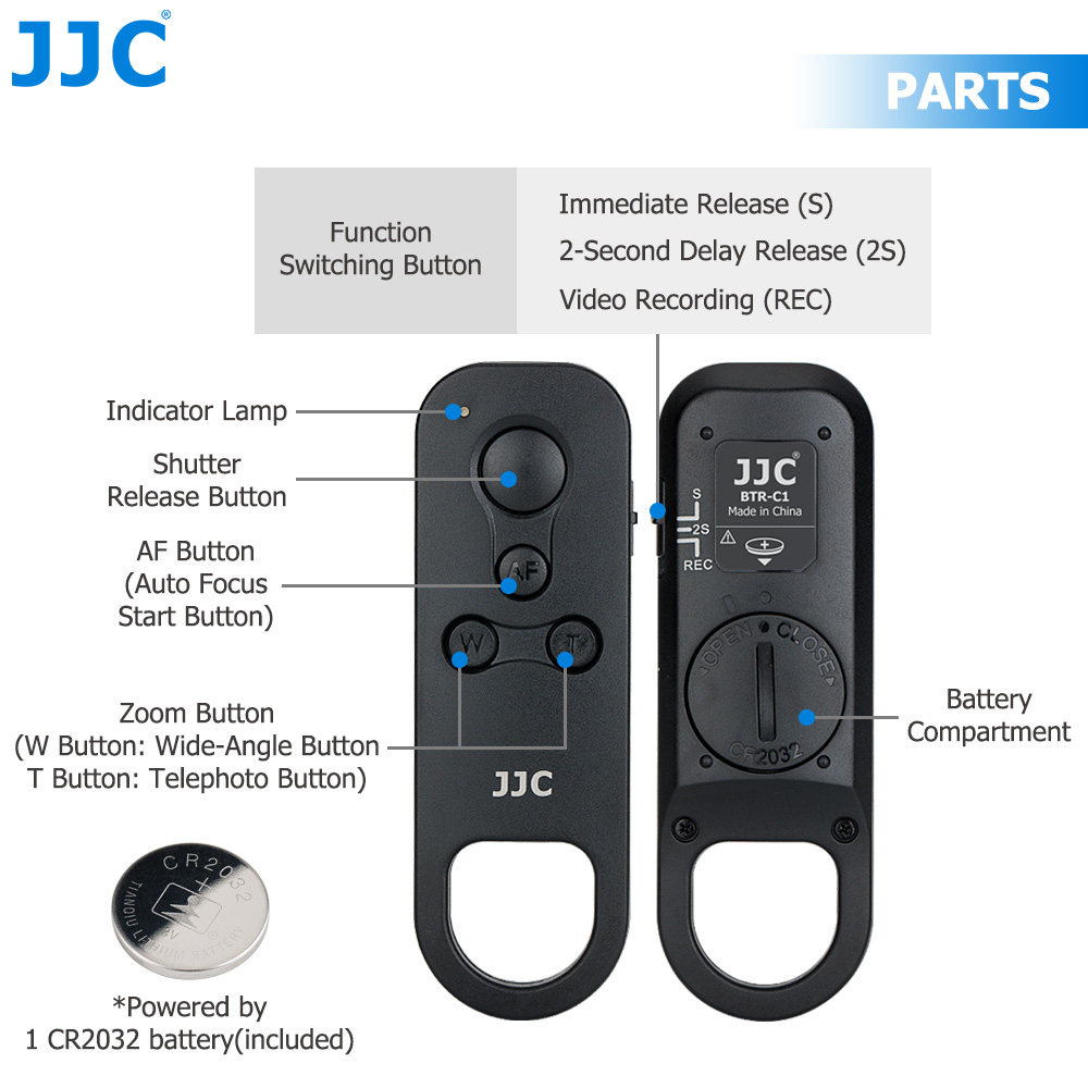 JJC BR-E1 Bluetooth Remote Con - Canon Camera Eos R50 ulasan dan harga