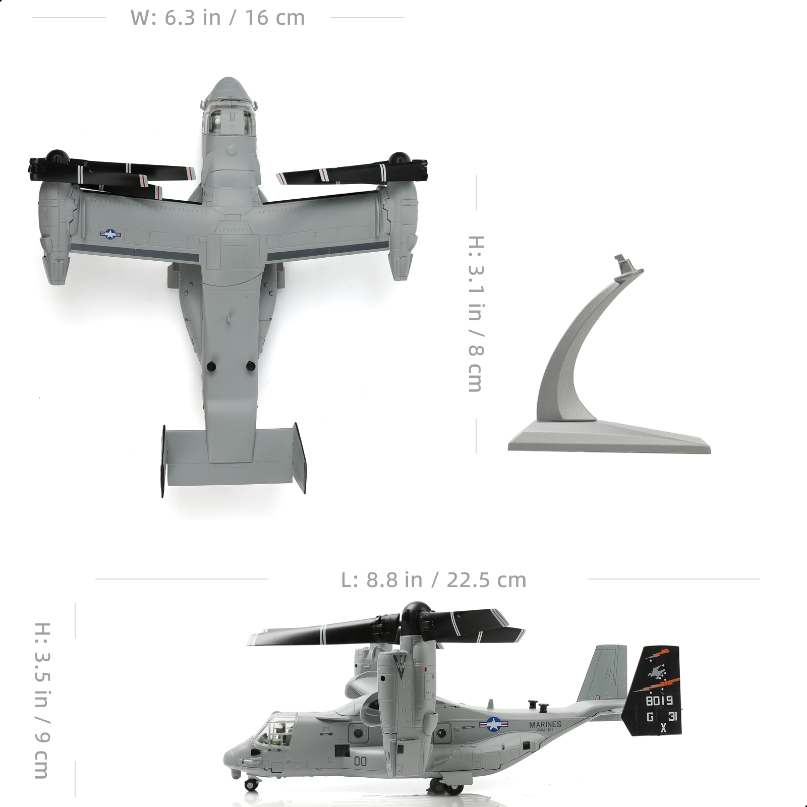 NUOTIE 1/72 US Navy VMMT-204 V - Jjrc Drone X12 ulasan dan harga