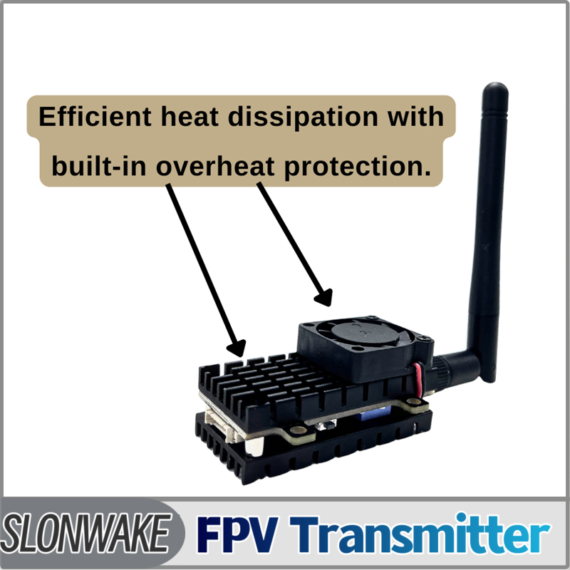 SLONWAKE 5.8G 3000mW Simulatio - Fpv Drone Transmitter ulasan dan harga
