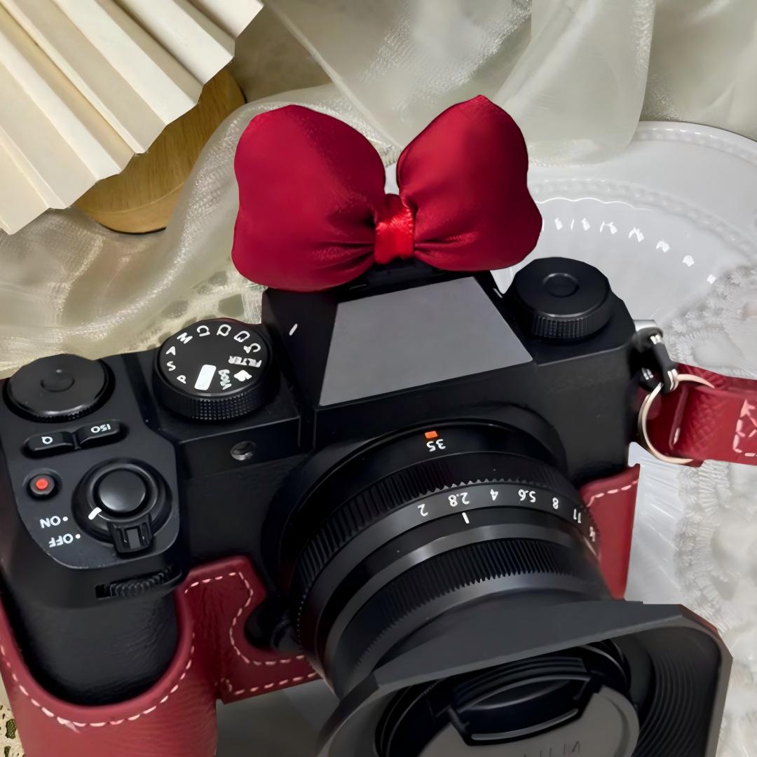 Cute DIY Bow Camera Hot Shoe C - Canon Camera Eos R8 ulasan dan harga