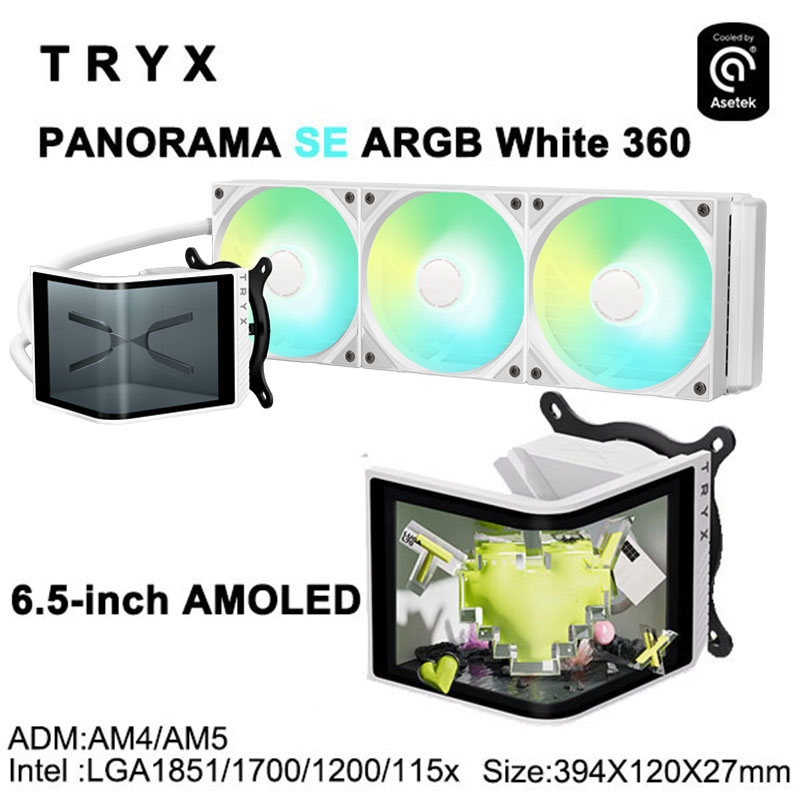 TRYX PANORAMA SE 360 ARGB CPU  - Holy Stone Drone Hs720 ulasan dan harga